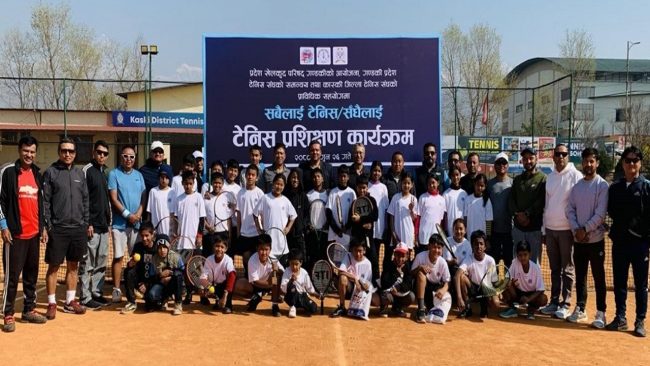 गण्डकीमा ‘सबैका लागि टेनिस, सधैँका लागि टेनिस’