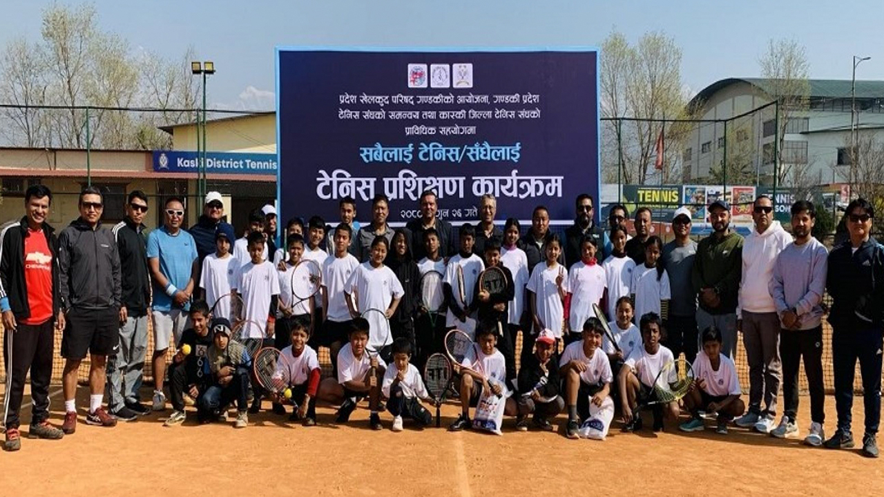 गण्डकीमा ‘सबैका लागि टेनिस, सधैँका लागि टेनिस’