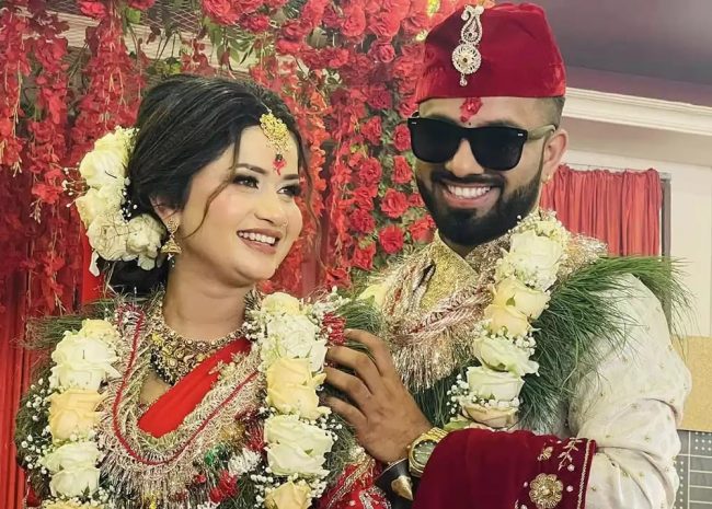 वैवाहिक बन्धनमा बाँधिए एलिना र विष्णु