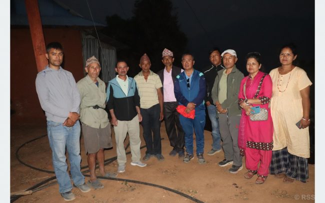 भोजपुरका अग्निपीडित परिवारलाई नगद हस्तान्तरण