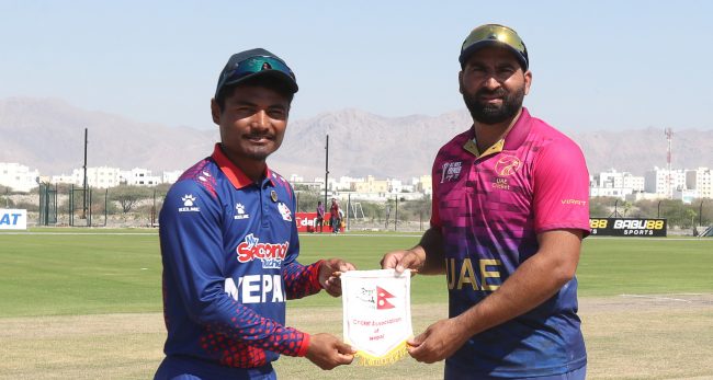 एसीसी प्रिमियर कपको सेमिफाइनलमा नेपालले युएइविरुद्ध पहिले ब्याटिङ गर्ने