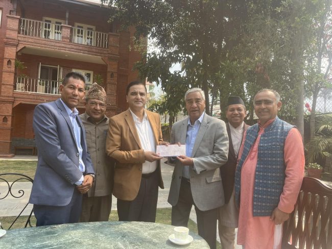 एमालेको प्रतिनिधि परिषद् बैठकमा देउवालाई अतिथिको निम्तो