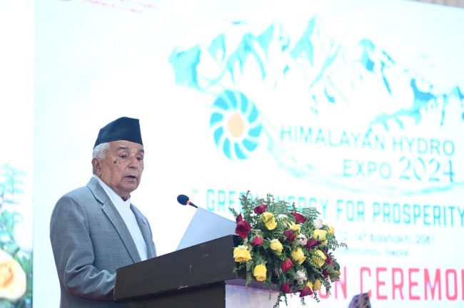 आर्थिक समृद्धिको  मुख्य आधार ऊर्जा क्षेत्र : राष्ट्रपति पौडेल