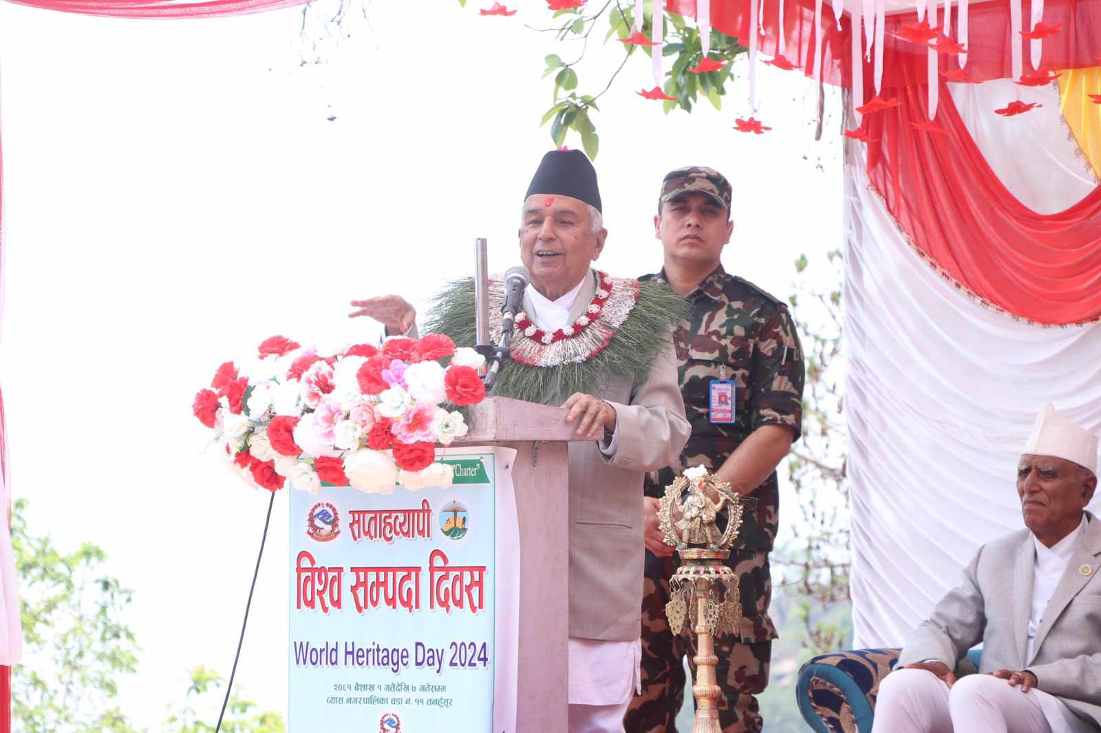 मुलुकको  विकासको आधार कृषि, पर्यटन र जलस्रोत : राष्ट्रपति पौडेल