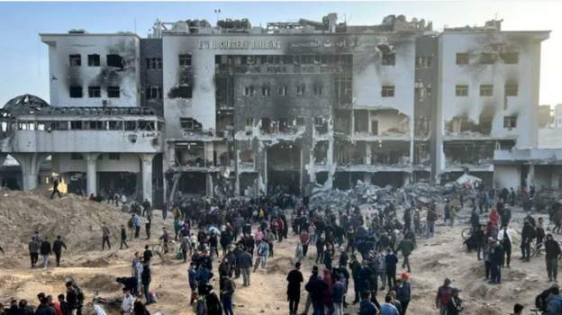 गाजाको अल-सिफा अस्पतालबाट इजरायली सैनिक बाहिरिए, भित्र २१ शव भेटिए