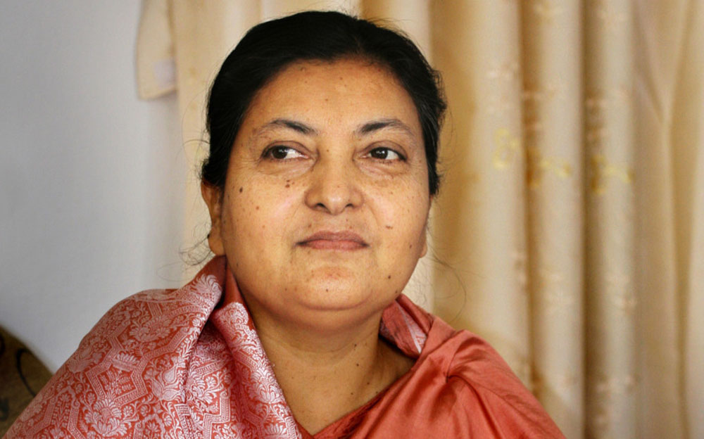 शैक्षिक केन्द्रको पठनपाठन कुनै पनि बहानामा अवरूद्ध गर्नुहुँदैन : पूर्वराष्ट्रपति भण्डारी