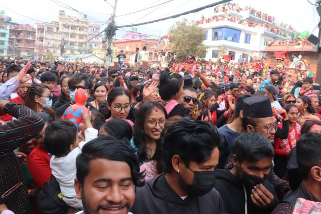 टोखा बिस्का जात्रा : सिन्दूरजात्रासहित रथलाई टोल परिक्रमा