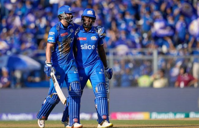 आइपिएलको यस सिजनमा मुम्बईको पहिलो जित