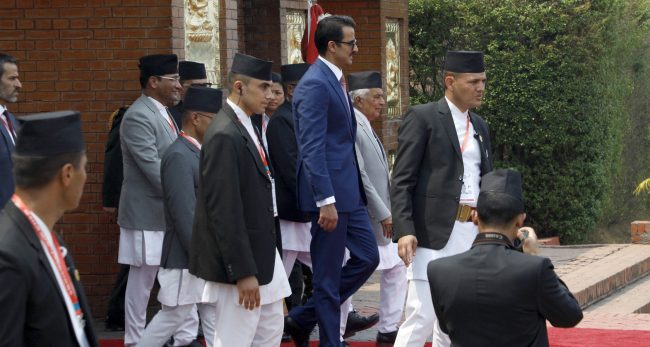 कतारी राजा अल थानी नेपालमा सबैभन्दा उच्च स्तरको सुरक्षा पाउने विदेशी पाहुना