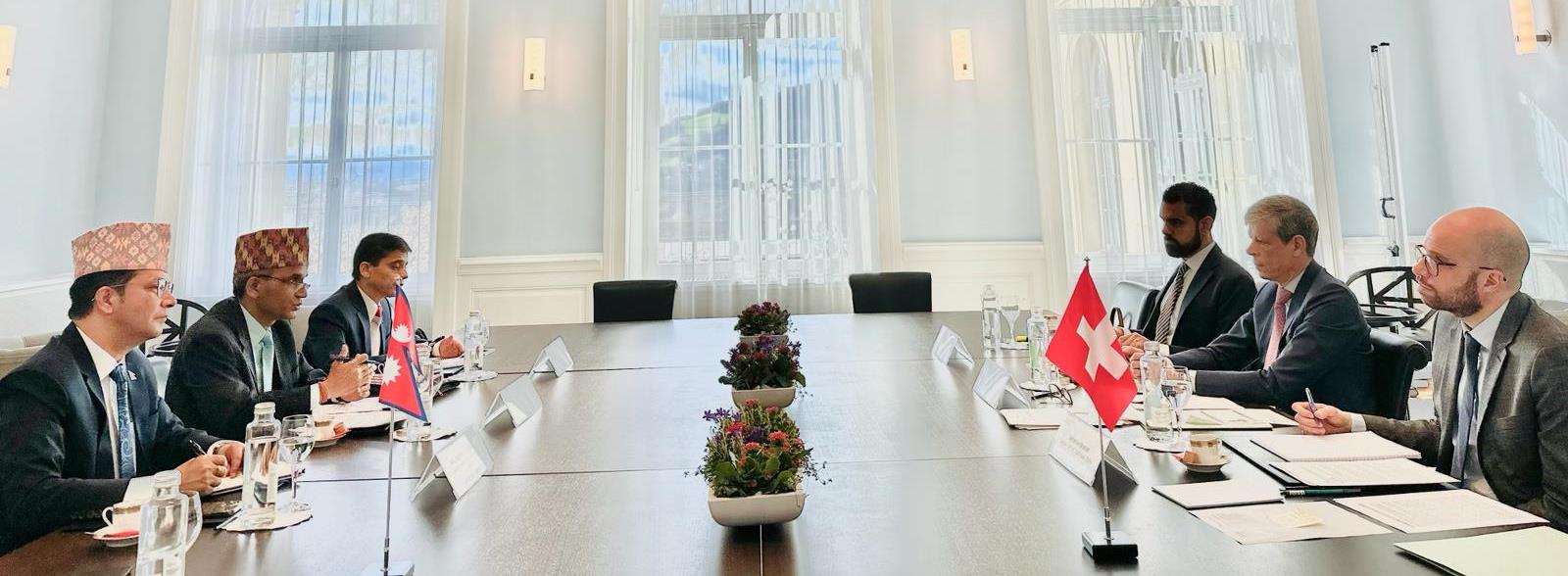 स्वीस उद्यमीलाई नेपालमा लगानी गर्न आह्वान