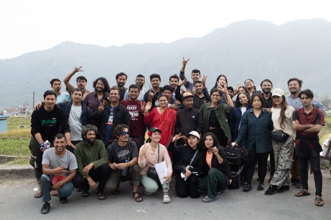 एक मुठ्ठी बादल,My Share of Sky को सुटिङ सकियो