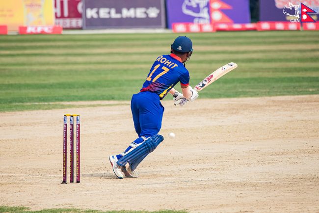 वेस्ट इन्डिज ‘ए’  विरुद्ध कप्तान रोहितको अर्धशतक