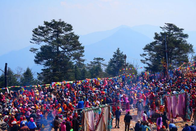 पाथीभरामा भक्तजनको घुइँचो