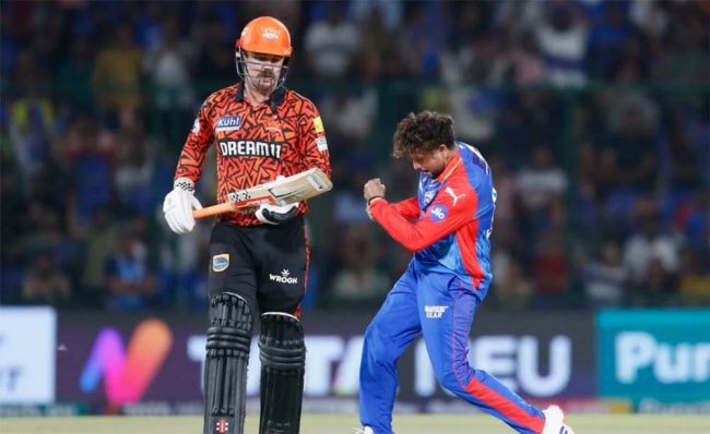 सनराइजर्ससँग हार्‍याे दिल्ली क्यापिटल्स