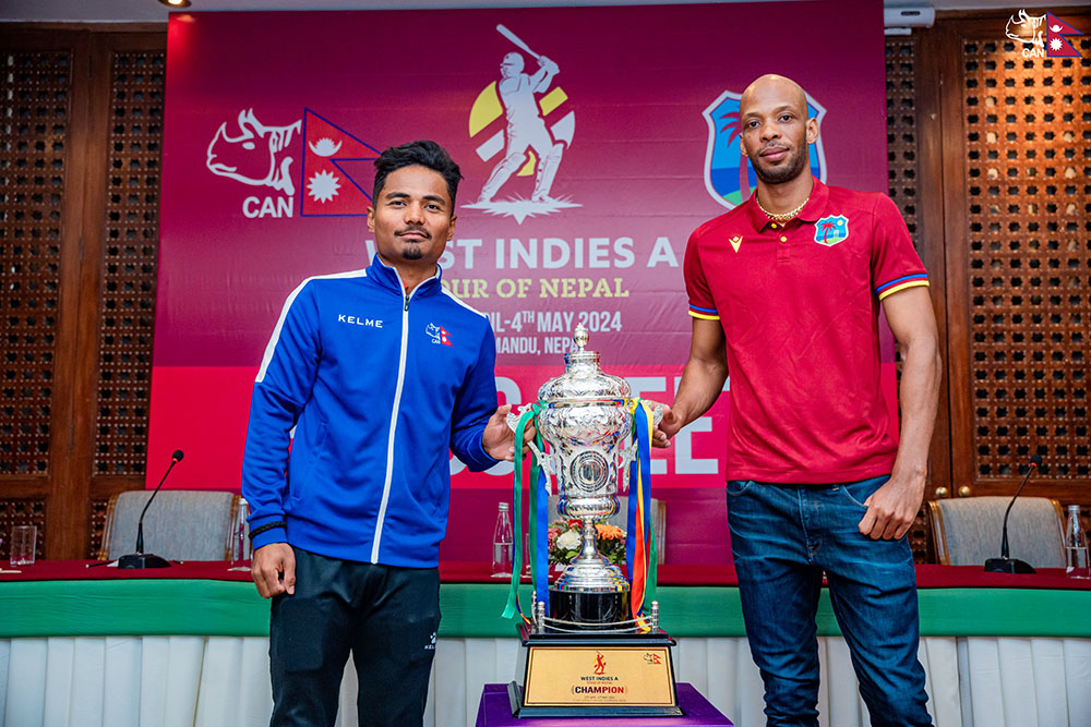 नेपाल र वेस्ट इन्डिज ‘ए’ बीचको टी-२० सिरिजको पहिलो खेल आज
