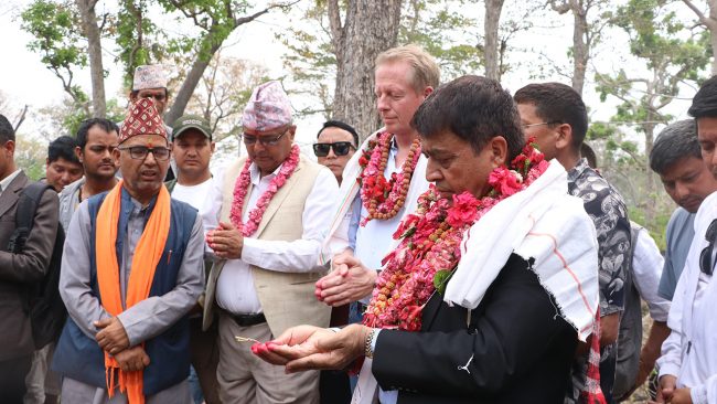 कैलालीको जालपादेवी केबलकार निर्माण कार्य सुरु