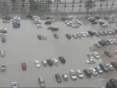 मध्यपूर्वमा भीषण वर्षा र बाढी, दुबईमा विमानस्थल डुब्यो, ओमानमा १८ जनाको मृत्यु