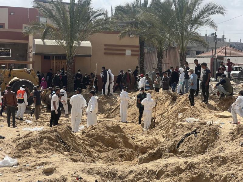 नासेर अस्पतालमा २०० शव भेटिएपछि राष्ट्रसंघका मानवअधिकार प्रमुखद्वारा इजरायलको आलोचना