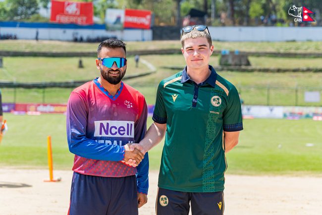 आयरल्याण्ड वोल्भ्सविरुद्ध नेपालले पहिला बलिङ गर्दै