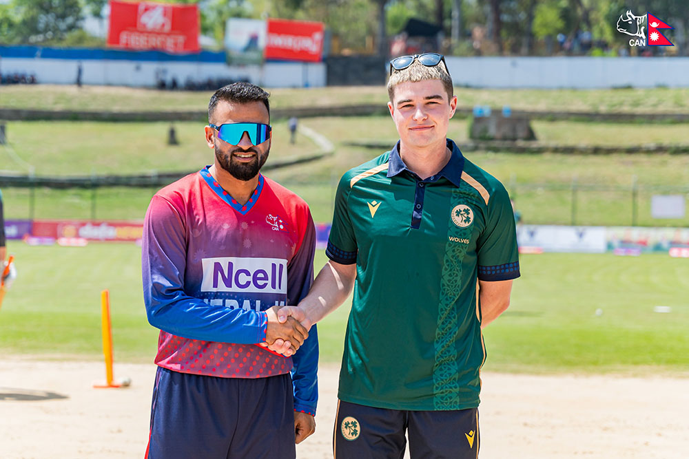 आयरल्याण्ड वोल्भ्सविरुद्ध नेपालले पहिला बलिङ गर्दै