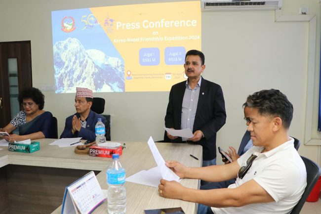 नेपाल र दक्षिण कोरियाले जुगल हिमालको पहिलो आरोहण गर्दै