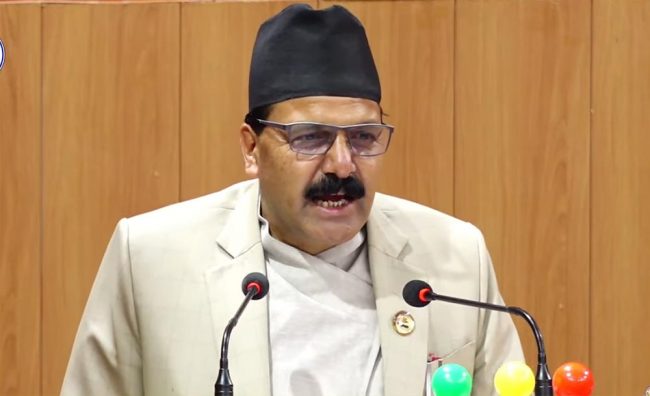 कर्णालीका मुख्यमन्त्री शर्माले दिए राजीनामा