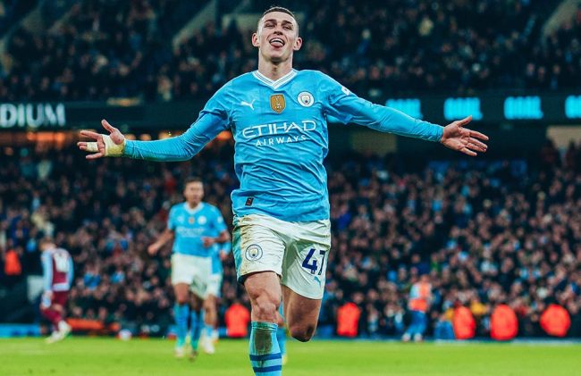 म्यानचेस्टर सिटीको जितमा फोडेनको ह्याट्रिक