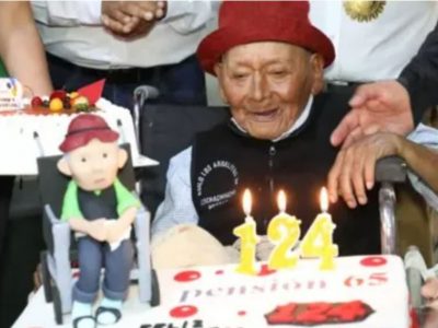 पेरुमा भटिए संसारकै सबैभन्दा वृद्ध व्यक्ति, मनाए १२४ औं जन्मोत्सब