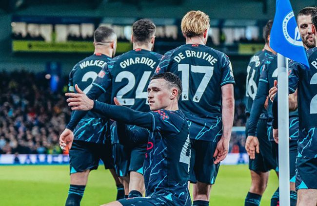 ब्राइटनमाथि म्यानचेस्टर सिटीको फराकिलो जित