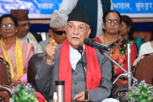 सानातिना घटनाले सत्ता समीकरणलाई असर पार्दैन: एमाले अध्यक्ष ओली