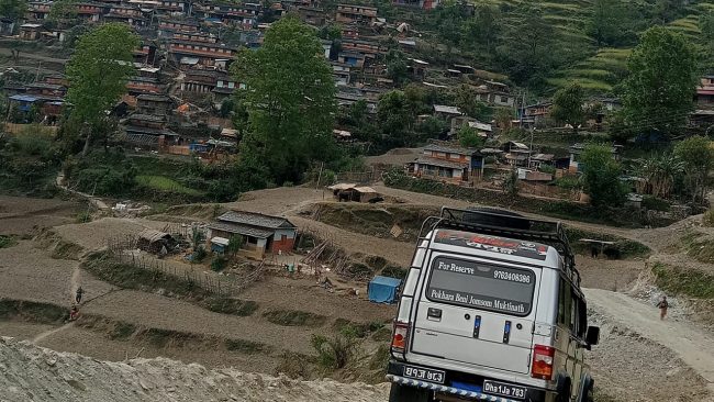 म्याग्दीको विकट गाउँ सडक सञ्जालमा जोडियो