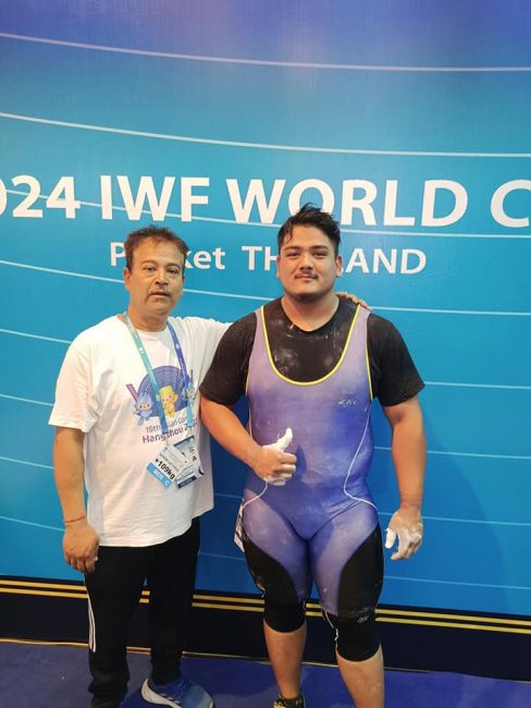 आइडब्लुएफ विश्व कप : भारोत्तोलन खेलाडी सागरद्वारा कीर्तिमानमा सुधार