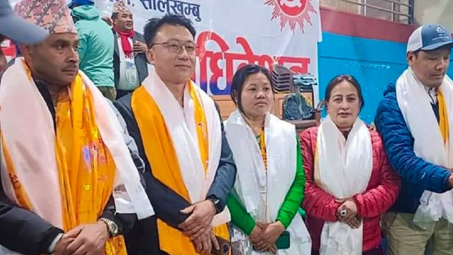 एमाले सोलुखुम्बुको अध्यक्षमा डुफकुमार बास्तोला निर्वाचित