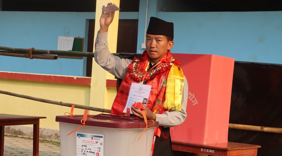 इलाममा सुहाङ ३ हजार ७ सय ८४ मतले अगाडि,  रास्वपाका  लिम्बूको १५ सय ९  मत