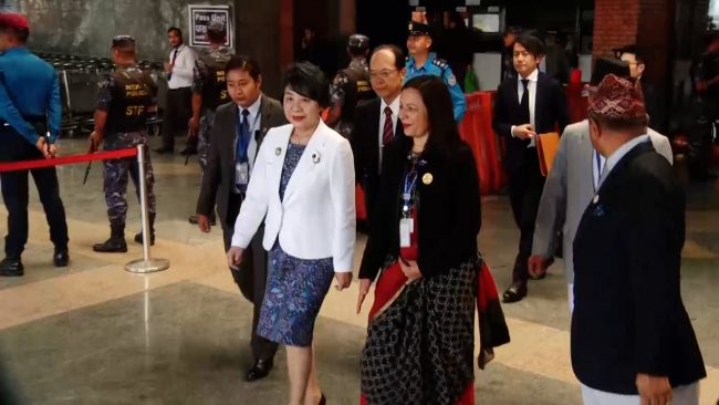 जापानकी विदेशमन्त्री योको काठमाडाैंमा