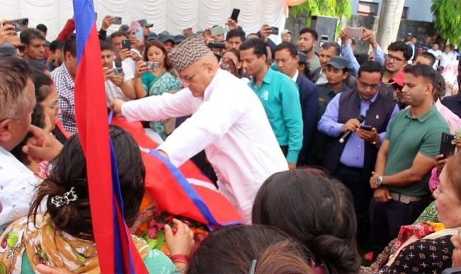 सगरमाथा आरोही बस्ताकोटीको अन्त्येष्टी
