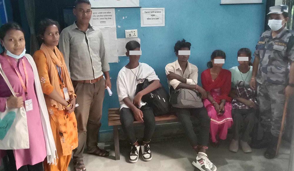 धनुषाबाट चार जना किशोरकिशोरीको उद्धार