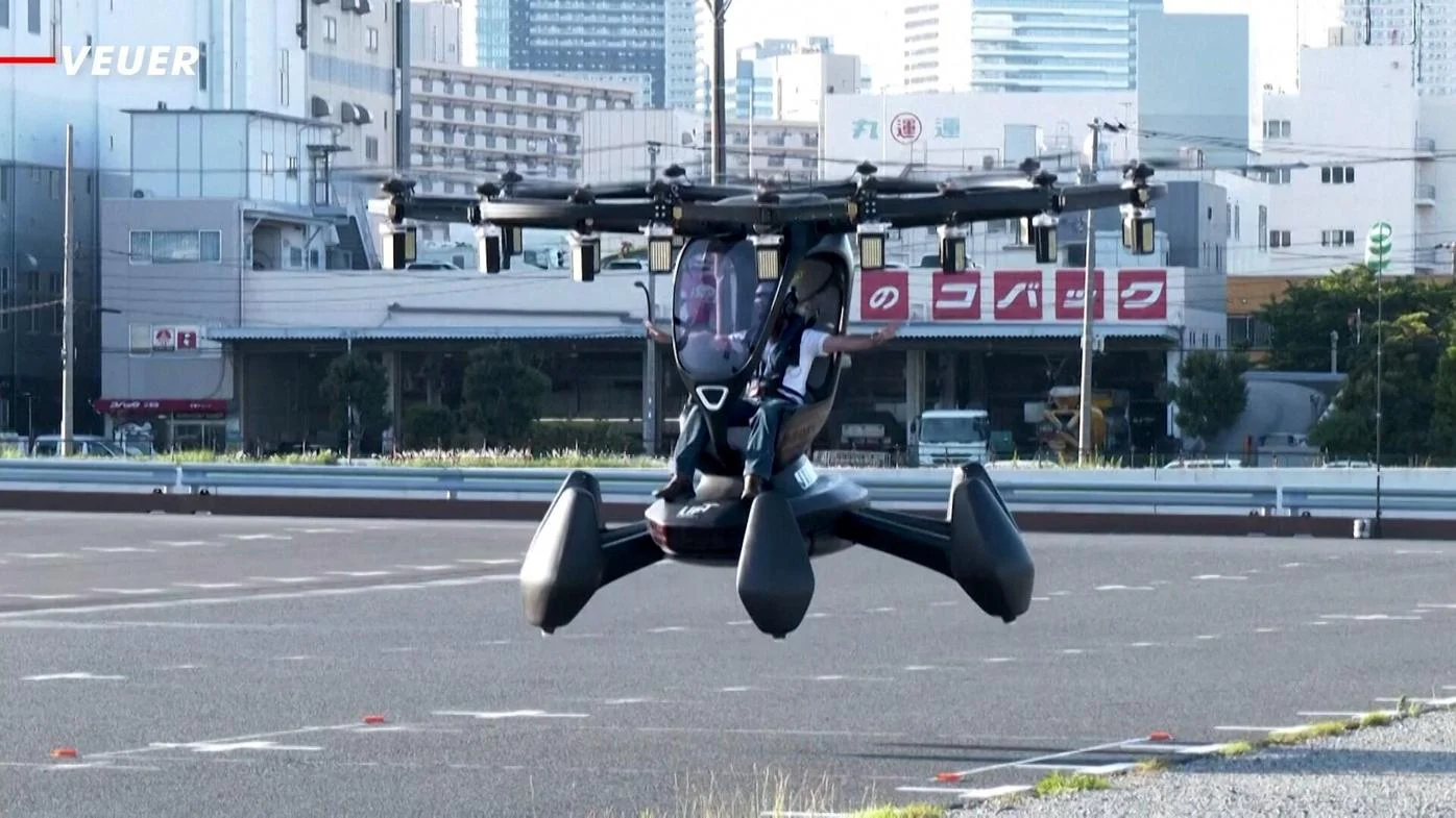 टोकियो टेक इन्भेन्टमा उड्ने कारको प्रदर्शनी, जमिन र पानी दुबैमा अवतरण गर्न सक्षम
