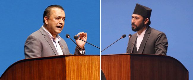 सार्वजनिक खपतका लागि जे पनि बोल्ने गगन-रवि, एकअर्कालाई आरोपित गर्दै सही बन्ने दाउ