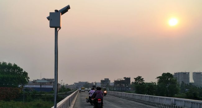 झापाको बिरिङ र निन्दामा बाढीको पूर्व सूचना दिने प्रणाली जडान