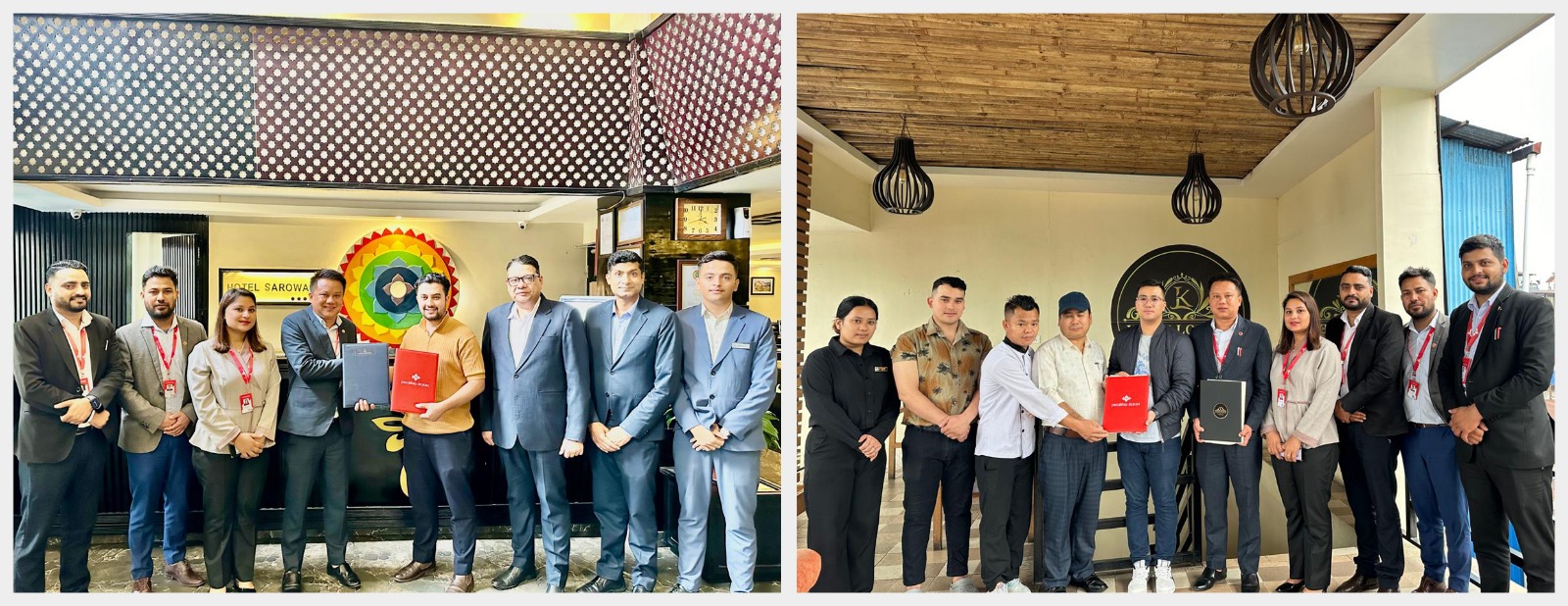 होटल सरोवर र किङ्गस् लाउन्ज पोखरा मा प्रभु बैंकद्वारा विशेष छुट सम्झौता