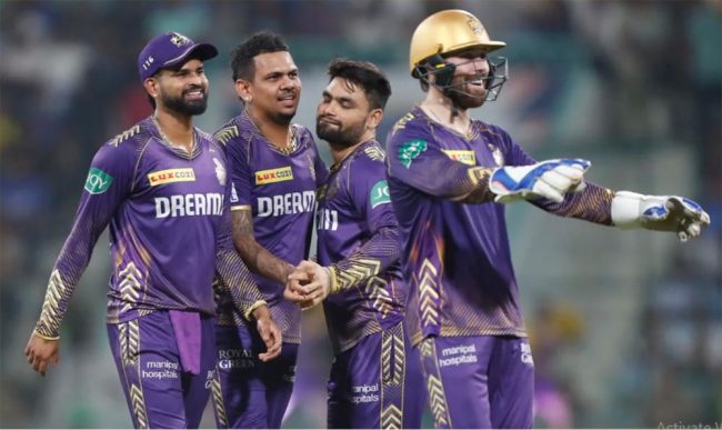 लखनउमाथि कोलकोता ९८ रनले विजयी