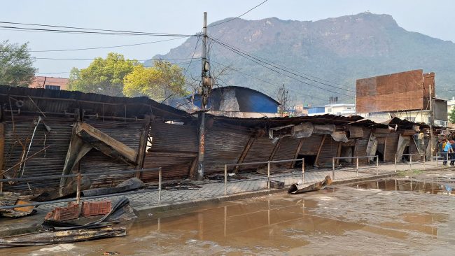 दमौली आगलागी घटना: रु सात करोड बराबरको क्षति