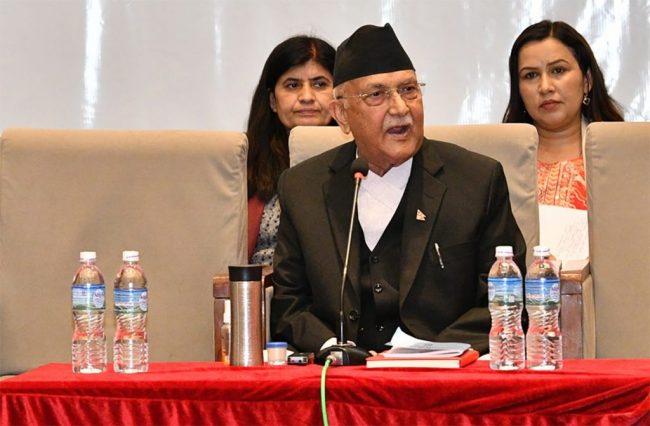 सरकारको बजेटप्रति ओलीको असन्तुष्टिले प्रचण्ड सरकार संकटमा परेको चर्चा