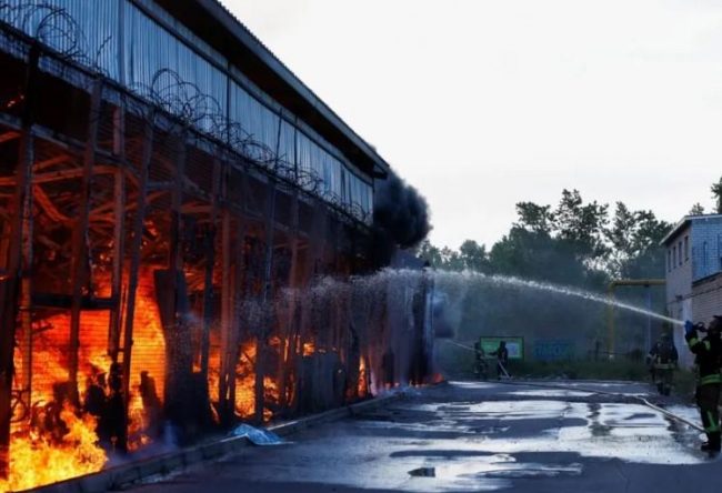खार्किभको सुपरमार्केटमा रुसको आक्रमण, दुई जनाको मृत्यु