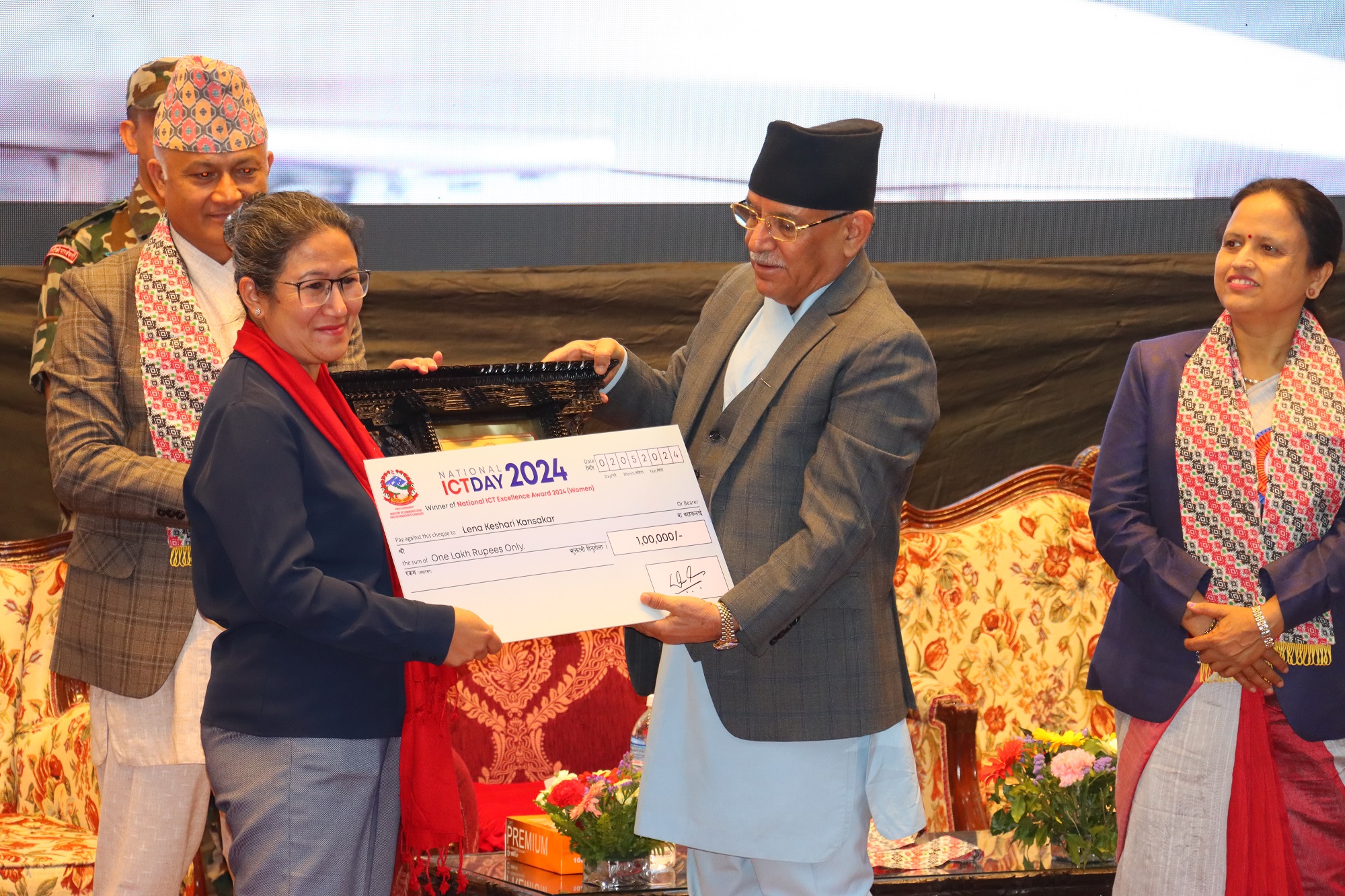 एनसेलकी एक्टिङ सीटीओ लेना केशरी कंसाकार ‘नेसनल आइसिटी एक्सिलेन्स अवार्ड २०२४ (वुमन)’ बाट सम्मानित