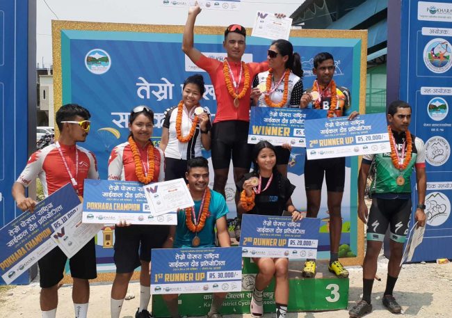 राष्ट्रिय साइकल दौड: प्रकाश र उषा च्याम्पियन