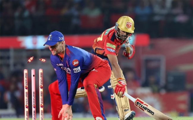 पञ्जावमाथि रोयल च्यालेन्जर्स बैंगलुरु ६० रनले विजयी