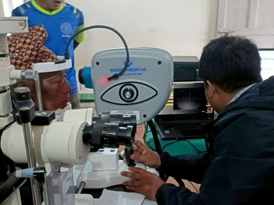सोलुखुम्बुमा ‘टेलिअफ्थाल्मोलोजी’ प्रविधिबाट आँखा उपचार