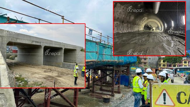 नागढुंगा सुरुङ मार्ग यस्तो बन्दै छ (फोटोफिचर)